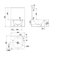 Lavabo | L400xP390xH560 mm