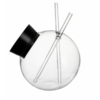 HorecaTraders Verre à cocktail | 300 ml | 2 pailles