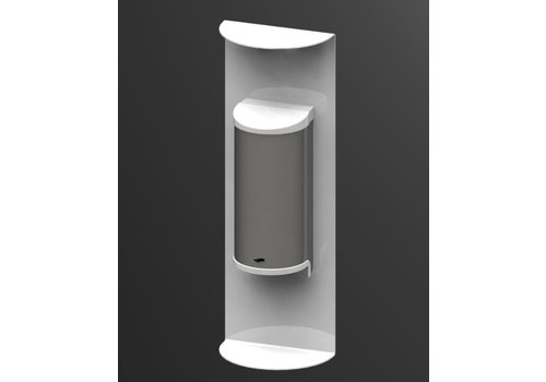  Saro Distributeur de désinfectant pour les mains | 800 ml | Blanc | Pas de contact 