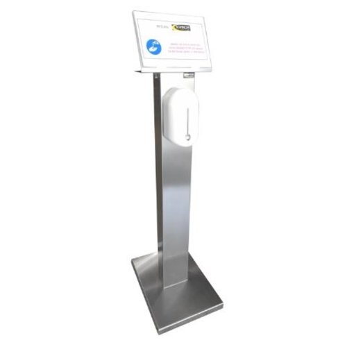  Saro Disinfection Pole | Stainless Steel | 525 x 375 x 1409mm 