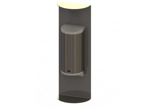  Saro Distributeur de désinfectant pour les mains en acier inoxydable | 800 ml | Pas de contact 