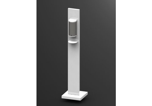  Saro Disinfection dispenser | Standing Model | White | 305 x 305 x 1300 mm 