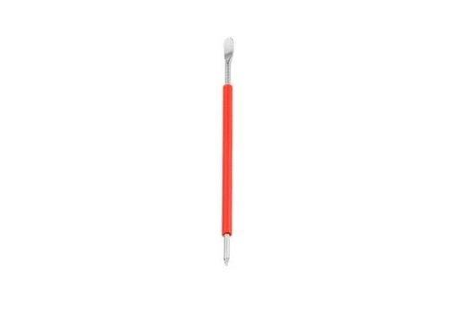  HorecaTraders Stylo d'art au café | Rouge | Acier inoxydable 