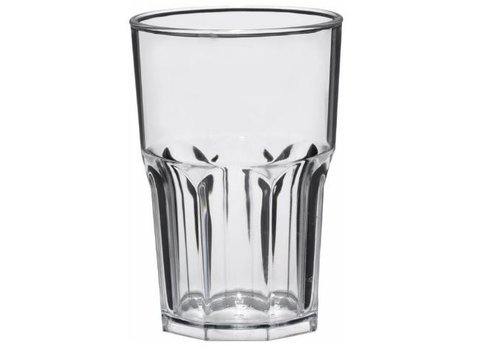  HorecaTraders Transparent Glass | Plastic | Per 15 pieces 