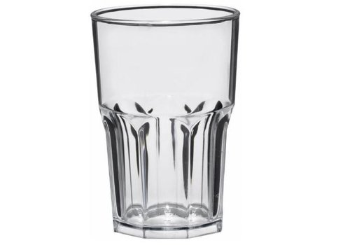  HorecaTraders Verre transparent | Plastique | Par 15 pièces 