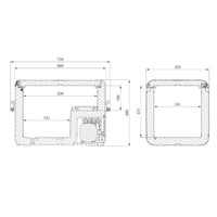 Portable Cooler/Freezer Box with Ice Maker | 53 Litres | 45 x 48 x 72 cm | CFX3 55IM