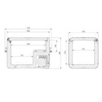 Portable Cool Box With Ice Maker | 46 Liter | 45.5 cm x 48.0 cm x 72.0 cm | CFX3 55IM