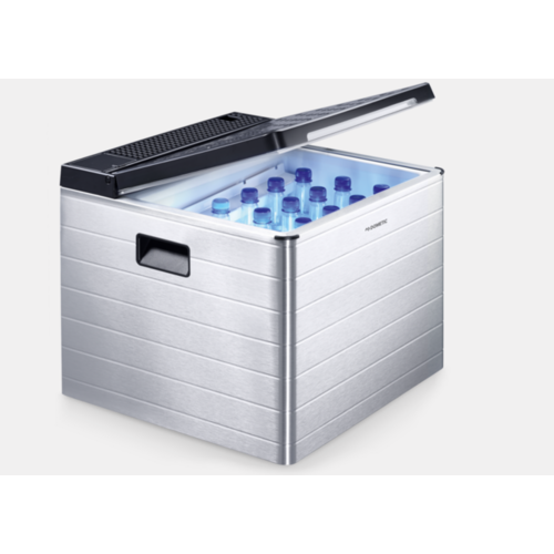  Dometic Glacière en aluminium | 40 litres | 44 x 44 x 50 cm | Gaz 
