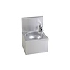 HorecaTraders Stainless steel sink with infrared tap 38x35x (h) 54 cm | On battery
