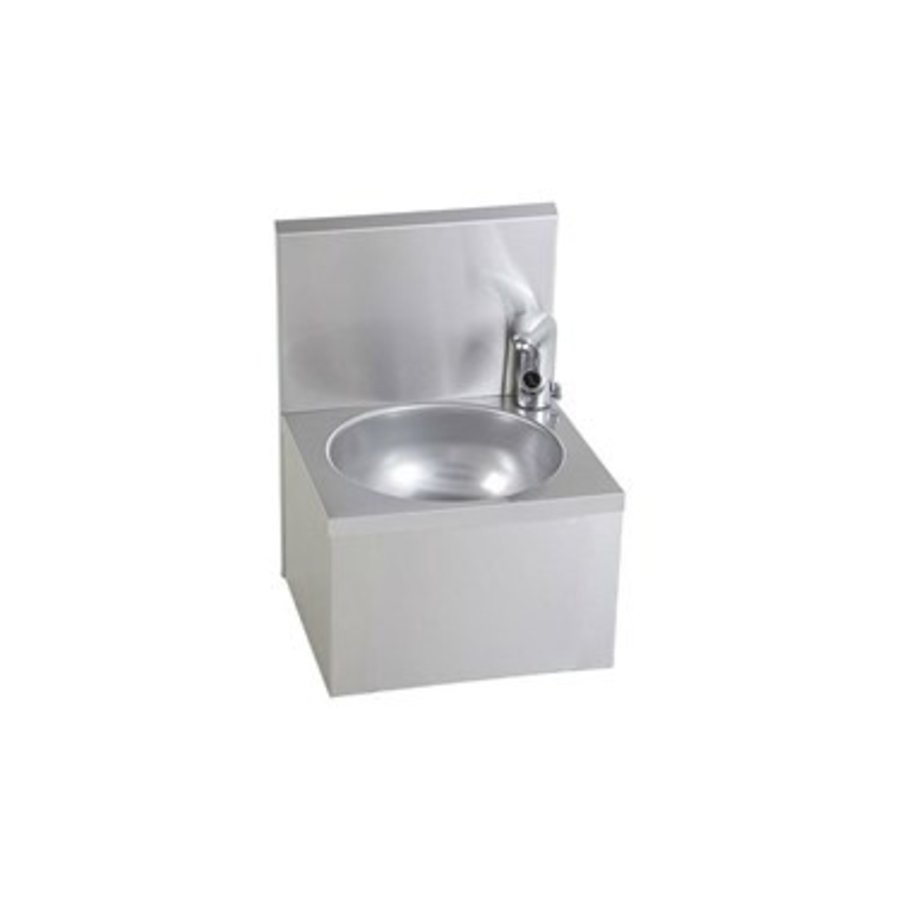 Stainless steel sink with infrared tap 38x35x (h) 54 cm | 230 V.
