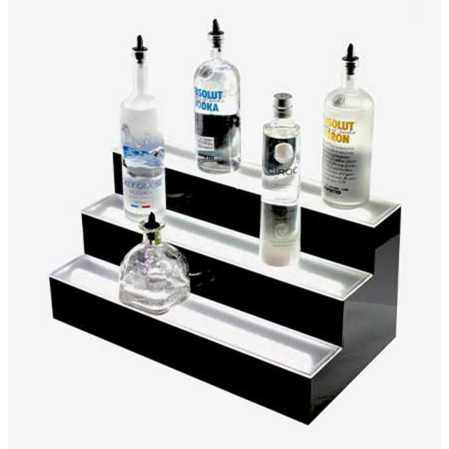 Display Shelf | LED | 61cm | Remote control | 3 floors