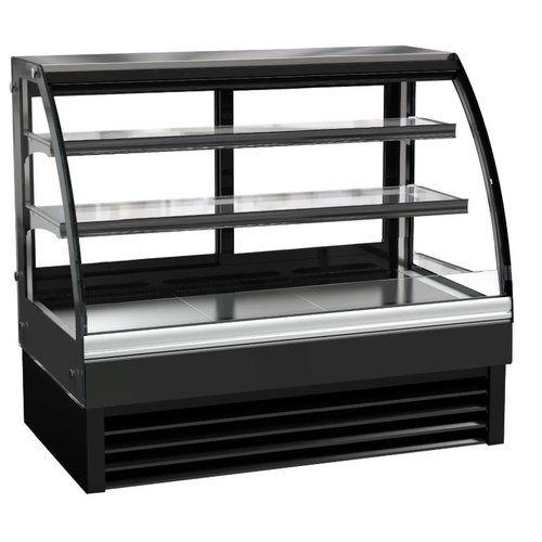  Combisteel Refrigerated display case | Black | Forced 