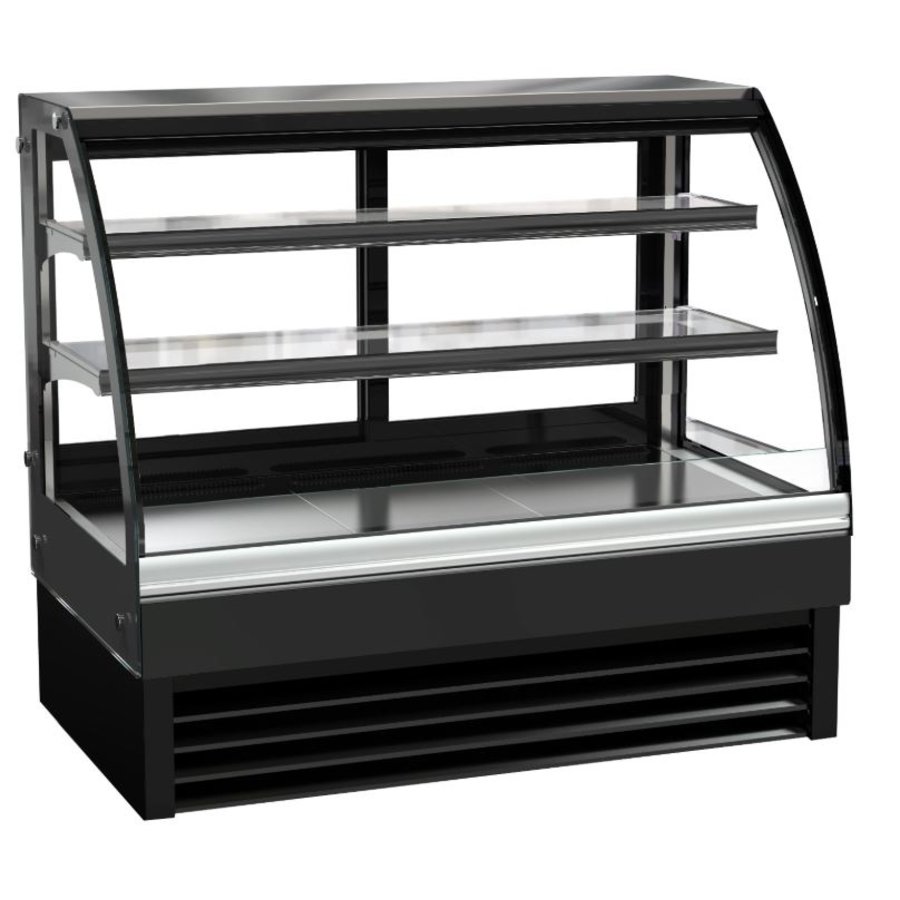 Refrigerated display case | Black | Forced