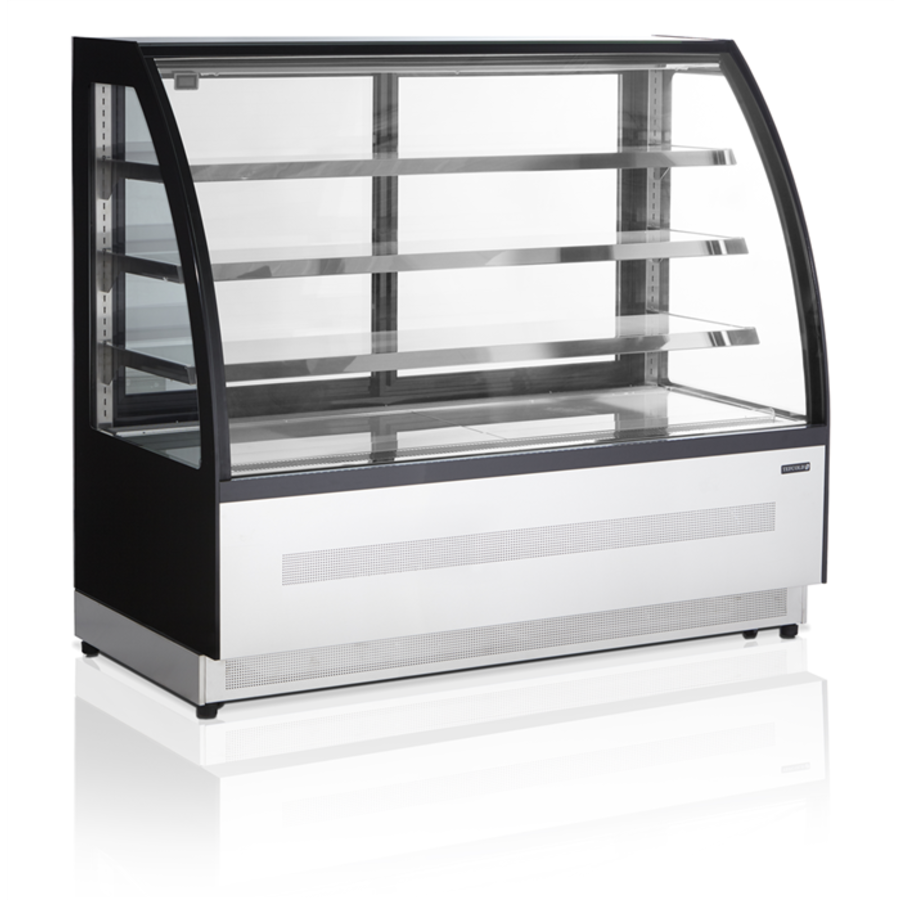Stainless Steel Pastry Display Case With 3 Levels | Black