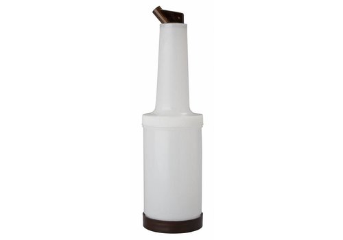  HorecaTraders Bouteille verseuse | 1 litre | Plastique | 2 litres 