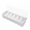HorecaTraders Porte-garniture | Métal 6 compartiments