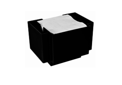  HorecaTraders Porte-serviettes | Plastique | Noir 
