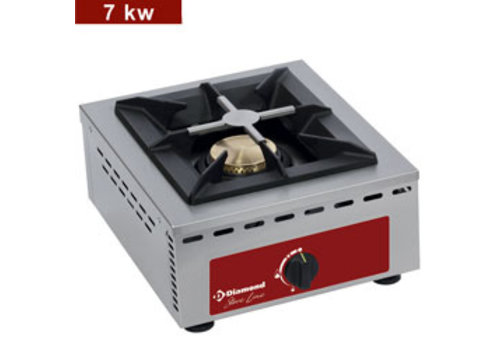  HorecaTraders Gas burner 1 Burner | Table model | 37x51xh195 cm 