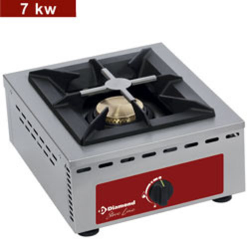  HorecaTraders Gas burner 1 Burner | Table model | 37x51xh195 cm 