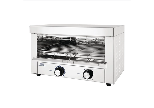  HorecaTraders Four à gril électrique | acier inoxydable | 27,5 (h) x 44 (l) x 28 (p) cm 