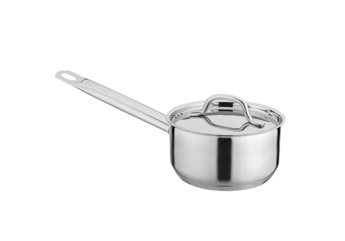  HorecaTraders Saucepan | Stainless steel | 90cl | 7.5(h) x 14(Ø)cm 