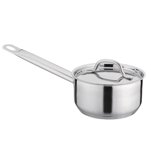  HorecaTraders Saucepan | Stainless steel | 90cl | 7.5(h) x 14(Ø)cm 