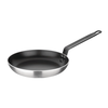 HorecaTraders Aluminum nonstick frying pan | Stainless steel | 4 (h) x 24 (Ø) cm