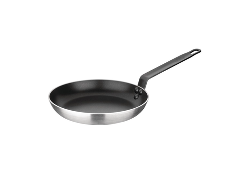  HorecaTraders Aluminum nonstick frying pan | Stainless steel | 4 (h) x 24 (Ø) cm 