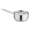 HorecaTraders Saucepan 1.5 Liter | Stainless Steel | 8(h) x 16(Ø)cm