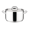 HorecaTraders Cocotte 5,5L | acier inoxydable | 18,6(h) x 24(Ø)cm