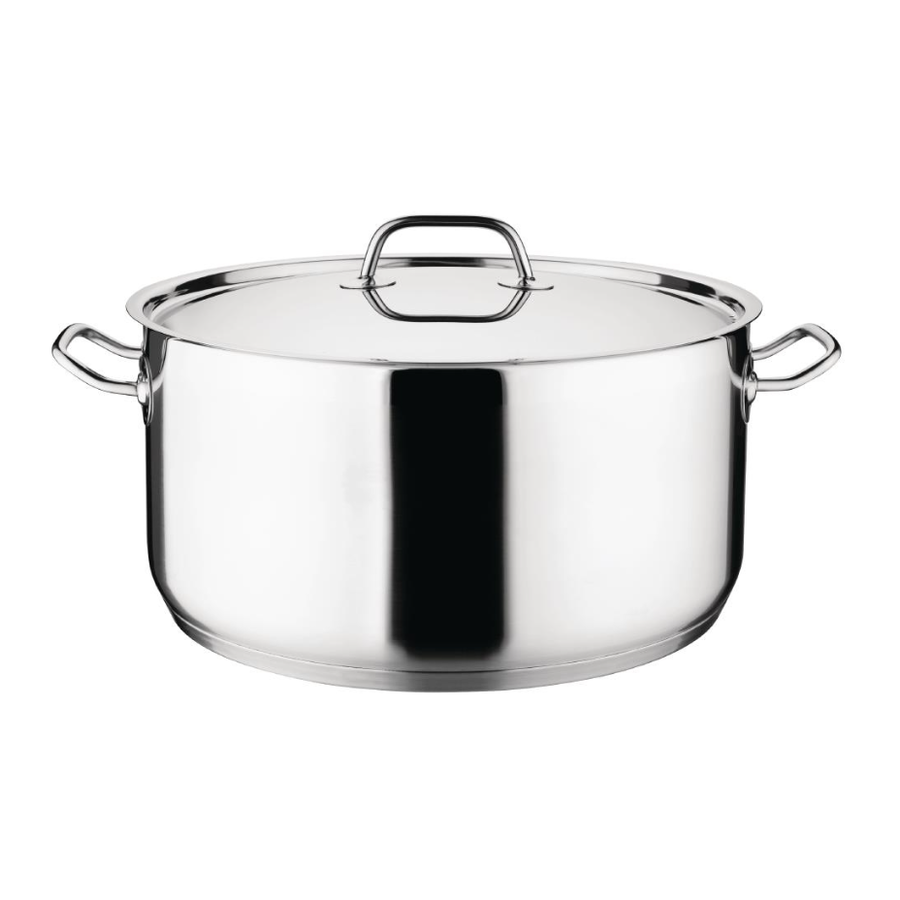 Cocotte 12L | acier inoxydable | 21,5(h) x 32(Ø)cm