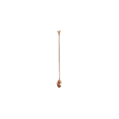  HorecaTraders Cuillère à mélange avec pilon | 30 cm | Cuivre 
