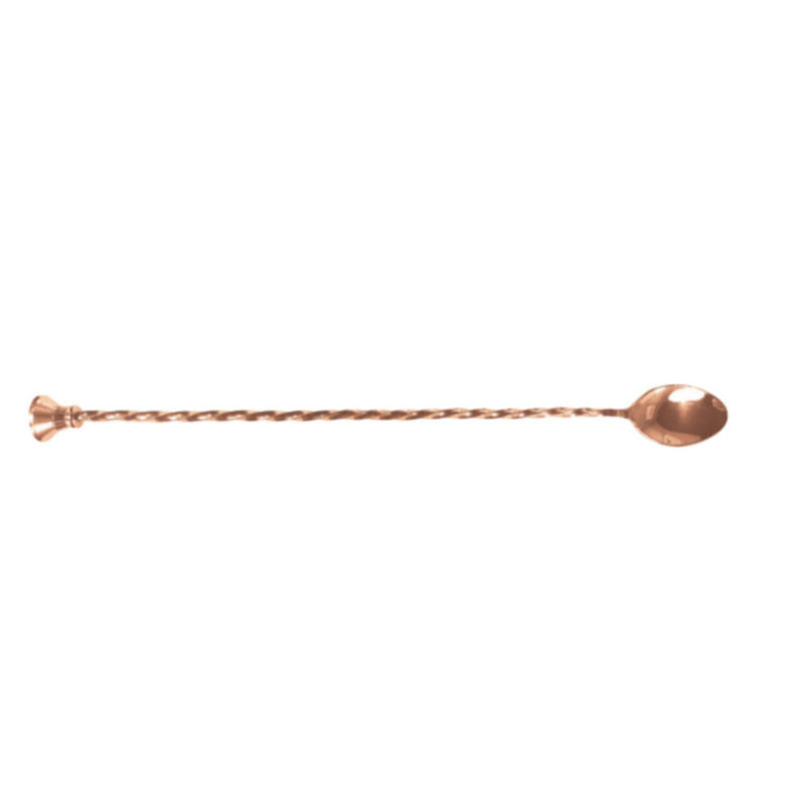 Cuillère à mélange avec pilon | 30 cm | Cuivre
