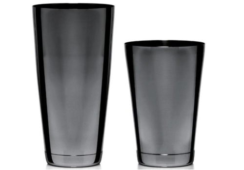  Bartscher Shaker à cocktail | 2 pièces | Noir | 800 ml 