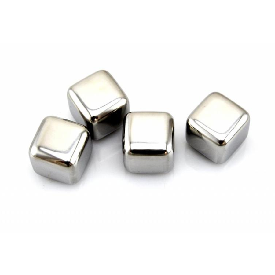 Glaçons en acier inoxydable | 4 pièces | Réutilisable
