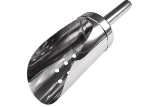 HorecaTraders Cuillère à glace | acier inoxydable | Perforé 