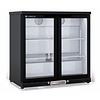 Coreco Bar cooling | 2 Glass Doors | Black | 93x52x (h) 85 cm
