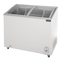 Freezer with glass lid | Including Wheels
