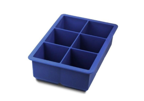  HorecaTraders Ice Cube Maker | 4 cm | 6 Compartments 