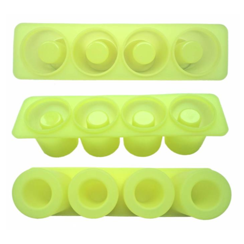  HorecaTraders Ice Cream Maker | Shot Glass | 4 Glasses 