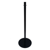 HorecaTraders Barrier post black | 95 (h) x 30 (w) x 30 (d) cm