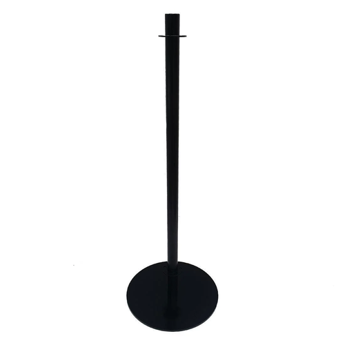  HorecaTraders Barrier post black | 95 (h) x 30 (w) x 30 (d) cm 