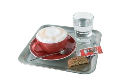  APS Petit plateau en acier inoxydable | 23 x 23 
