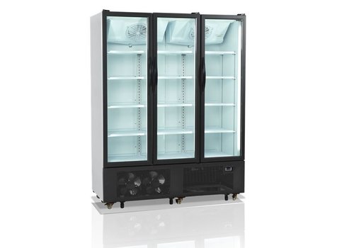  HorecaTraders Vitrine réfrigérée à 3 portes | 1329 litres | 160x73x(h)203 cm 