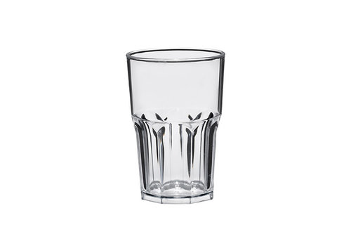  HorecaTraders Granité de verre | 40 cl | 5 pièces | Plastique 