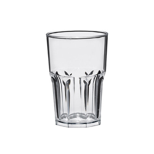  HorecaTraders Glass of Granity | 40 cl | 5 pieces | Plastic 