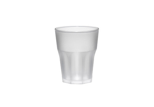  HorecaTraders Verre Rox dépoli | 30 cl | 8 pièces | Plastique 