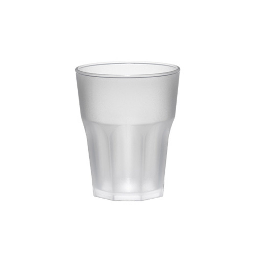 Verre Rox dépoli | 30 cl | 8 pièces | Plastique