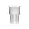 HorecaTraders Glas Granity frosted | 40 cl | Kunststof | 5 stuks