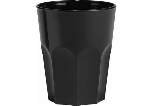  HorecaTraders Glass Rox black | 30 cl | 8 pcs 